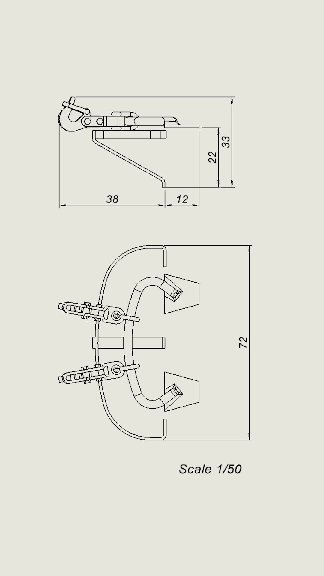Valeureux. Towing hook files